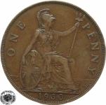 LaZooRo: Velika Britanija 1 Penny 1930 XF