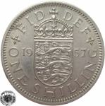 LaZooRo: Velika Britanija 1 Shilling 1957 XF/UNC
