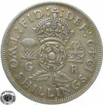 LaZooRo: Velika Britanija 2 Shillings 1949 VF