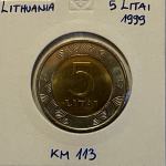 Litva 5 Litai 1999