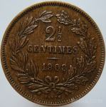 LaZooRo: Luksemburg 2 1/2 Centimes 1908 XF/UNC