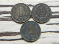 Madžarska 1 filler 1899 ali 1902