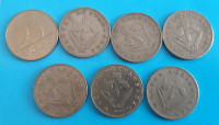 MADŽARSKA 20 forint 7 različnih kovancev
