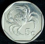 LaZooRo: Malta 5 Cents 1991 XF/UNC