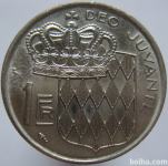 LaZooRo: Monako 1 Franc 1966 aUNC redkejši