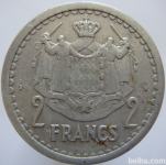 LaZooRo: Monako 2 Francs 1943 XF