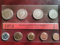 Nemčija 1975 SET 5, 2, 2, 1 MARK DM + 20, 10, 5. 2. 1 PFENNIG "J"