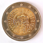 Nemčija, 2 evra, spominski kovanec 2015 (25. letnica združitve Nemčije