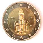Nemčija, 2 evra, spominski kovanec 2015 (Hessen)