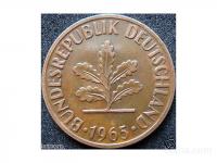 LaZooRo: Nemčija 2 Pfennig 1965 D XF/UNC
