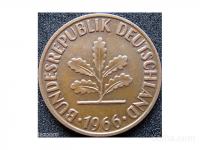LaZooRo: Nemčija 2 Pfennig 1966 D XF/UNC