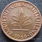 LaZooRo: Nemčija 2 Pfennig 1966 G XF/UNC