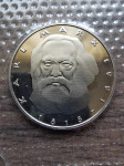 NEMČIJA - 5 DM 1983 J - 100 let smrti Karla Marxa