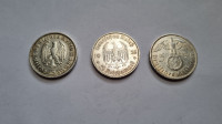 Nemčija 5 mark 1935 - 1937 srebrnik
