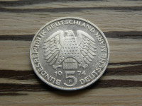 Nemčija 5 mark 1974