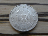 Nemčija 5 Reichmark 1935 A - cerkev