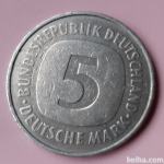 NEMČIJA kovanec 5 mark 1975 J