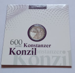 Nemški srebrnik -  600 let Konstanški vesoljni cerkveni zbor - 10 evro