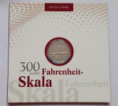 Nemški srebrnik - Fahrenheitova temperaturna lestvica - 10 evrov