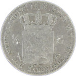 LaZooRo: Nizozemska 1/2 Gulden 1866 VF - Srebro