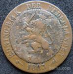 LaZooRo: Nizozemska 2 1/2 Cent 1883 VF/XF 'key date'