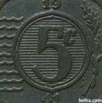 LaZooRo: Nizozemska 5 Cents 1941 XF