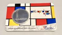 Nizozemska 5 euro 2022 Piet MONDRIAN  coincard (otaku)