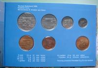 LaZooRo: Nizozemska FDC set 1989 5 Cents - 5 Gulden 6 kovancev