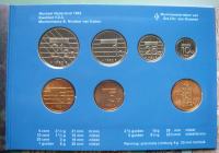 LaZooRo: Nizozemska FDC set 1993 5 Cents - 5 Gulden 6 kovancev