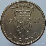 LaZooRo: Norveška 1 Krone 1957 XF