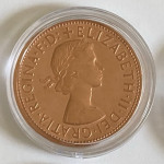 ONE Penny Elizabeth II