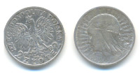 Poljska 2 Zlota 1932  srebrnik