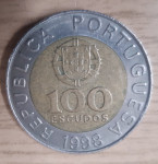 PORTUGALSKA 100 escudos 1998