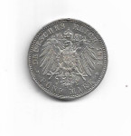 PRUSSIA 5 Mark  1914  27,77 grama