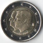Španija 2€ 2014 dvojni portret