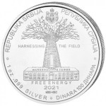 Srbija 1 oz srebrnik Nikola Tesla 2021 FREE ENERGY  (trezor)