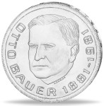 Srebrnik 500 šiling Otto Bauer - Silver coin 500 Schilling Otto Bauer
