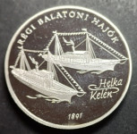 SREBRNIK, Madžarska 2.000 forint 1997, MOTIV LADJA