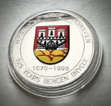 SREBRNIK - Norveška 1994 20 ecu Bergen Brygge  barvni (otaku)