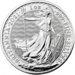 Srebrnik UK 1 oz Britannia 2021 (trezor)