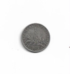 srebro 1 franc 1913 Francija