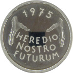 LaZooRo: Švica 5 Francs 1975 PROOF redkejši leto protekcije