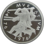 LaZooRo: Švica 5 Francs 1976 PROOF redkejši Murten a