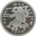LaZooRo: Švica 5 Francs 1976 PROOF redkejši Murten