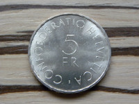 Švica 5 frankov 1963