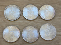 Vatikan 500 lir letniki 1970,71,72,73,74,75,76