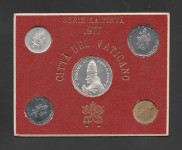 VATIKAN - BANČNI SET KOVANCEV 1977