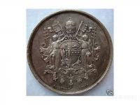 LaZooRo: Vatikan Papež Pius IX 1846 1878 Massonet Editeur medalja 1860