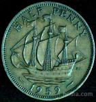 LaZooRo: Velika Britanija 1/2 Penny 1959 UNC