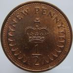 LaZooRo: Velika Britanija 1/2 Penny 1971 UNC